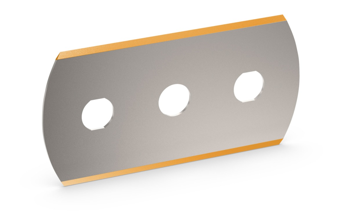 Foil blade-0400 with TiN | 3-hole blades | Image-65182