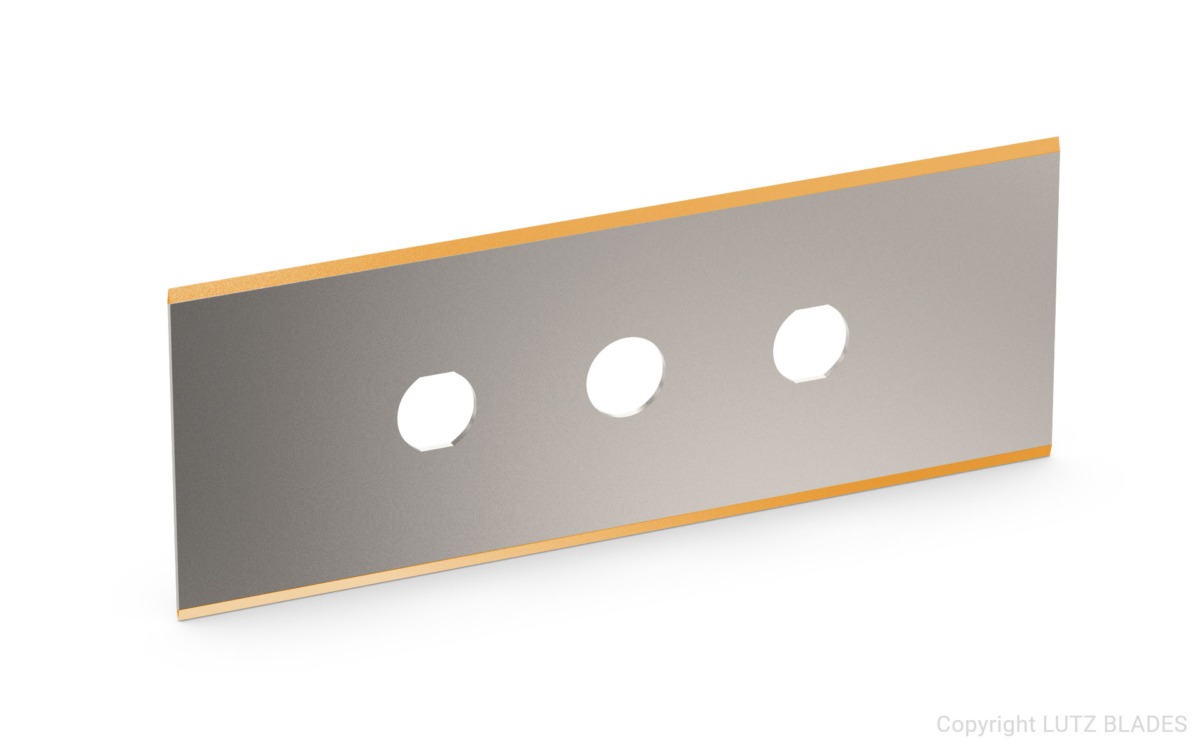 Foil blade-0600 with TiN | 3-hole blades | Image-65154