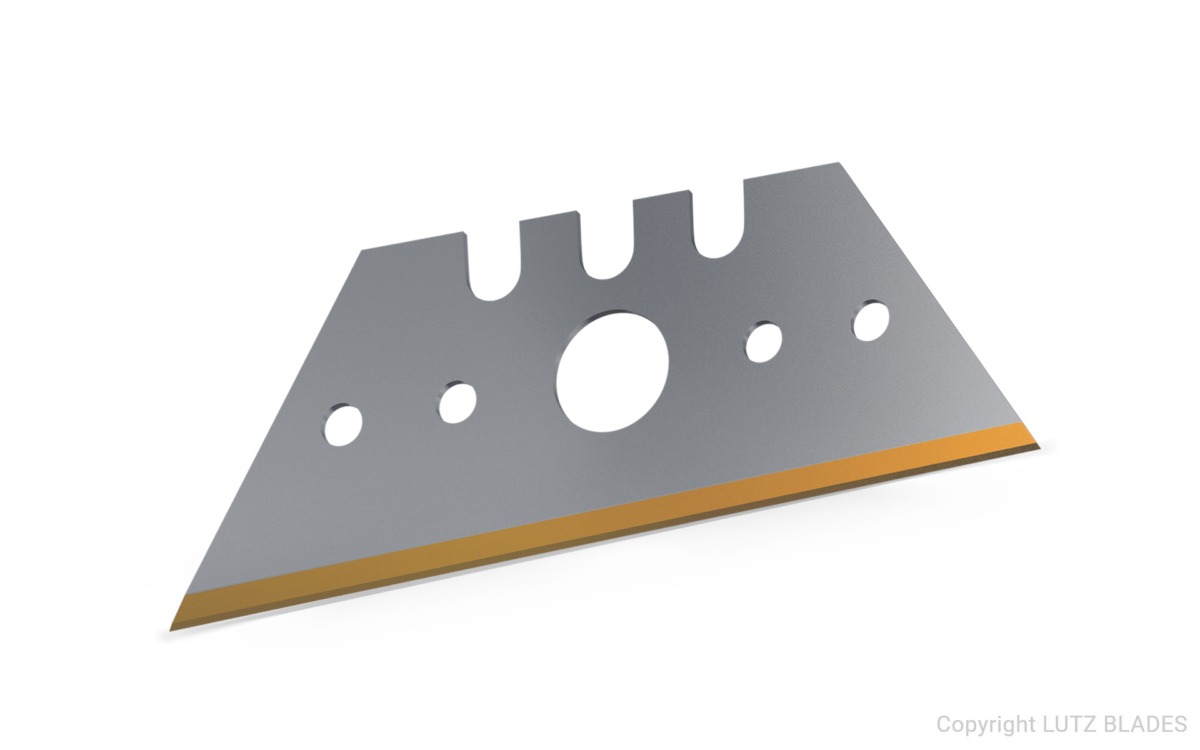 Trapezoidal blade-1010 with TiN | Trapezoid blades | Image-67991